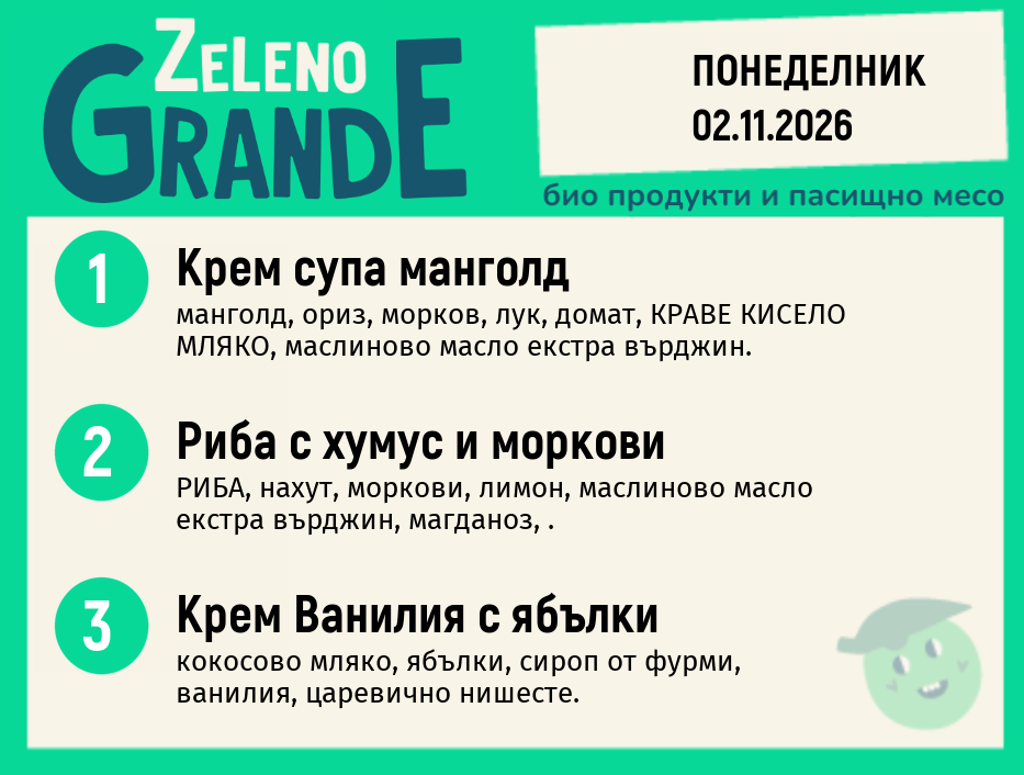 Месно 270 ZeLeno / 02 ноември